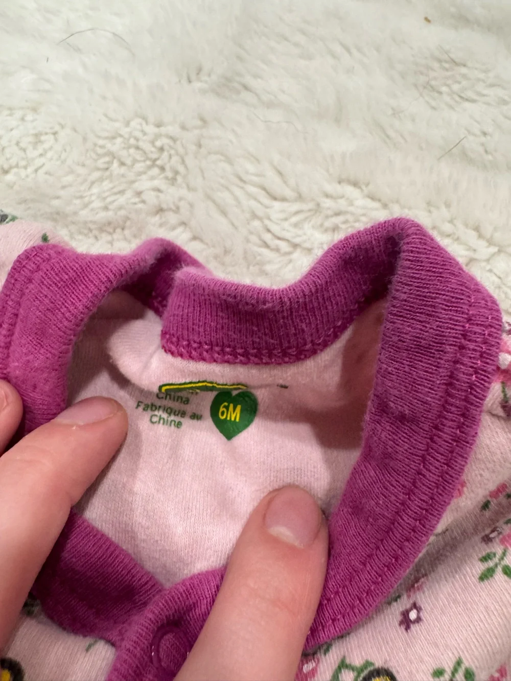 John Deere Green & Pink Baby One-Piece Bodysuit Bundle